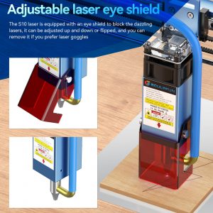 Sculpfun S10 10 Watt Lazer Kazıma Makinesi + Roller - Görsel 11
