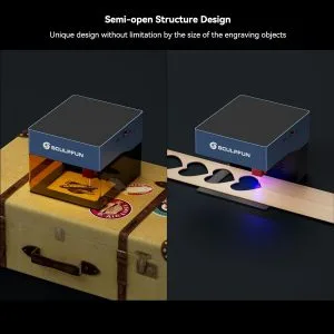 Sculpfun iCube Pro 5W taşınabilir lazer kazıma makinesi - Görsel 4